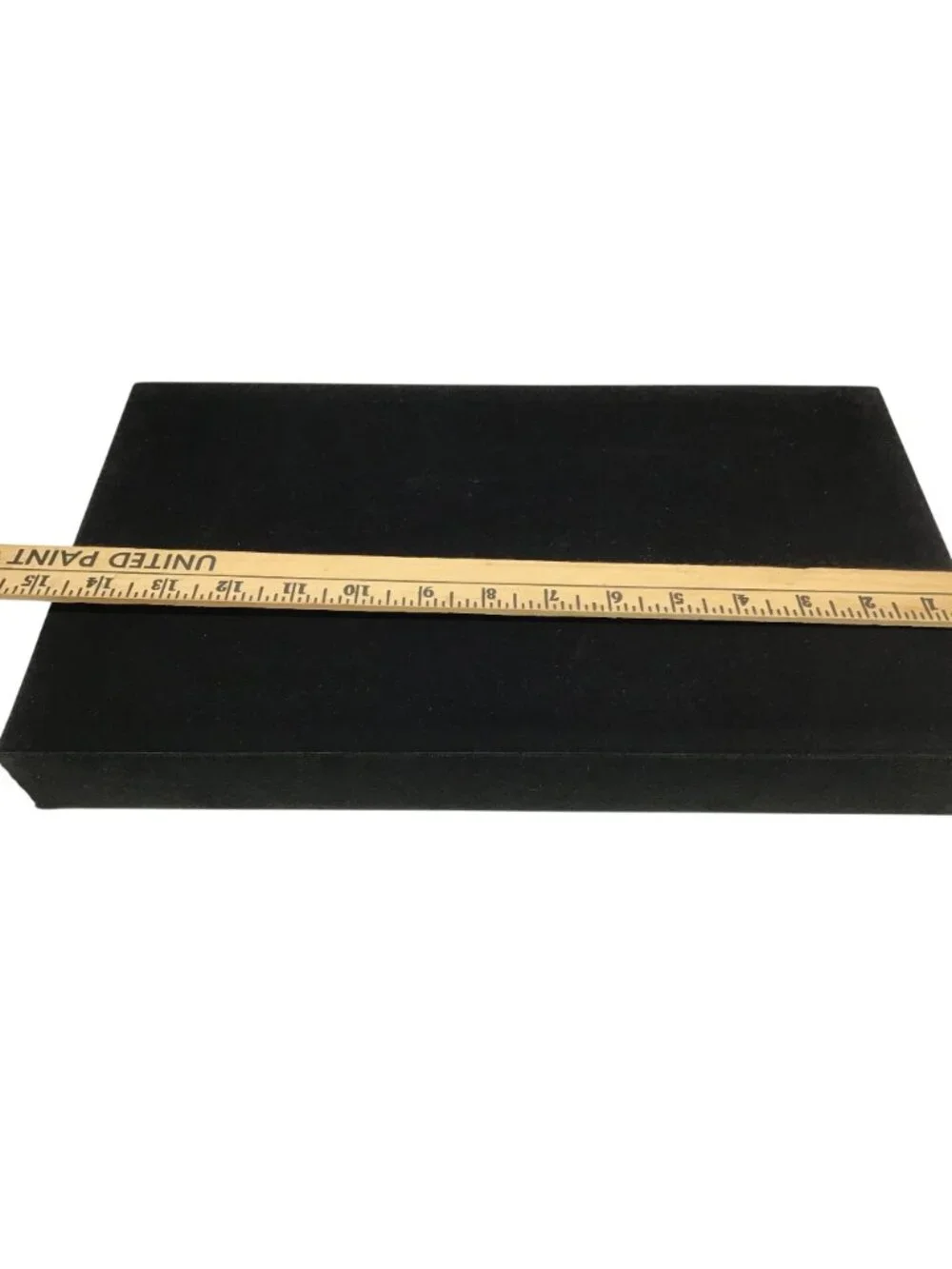 Black Velvet Divided Compartment Jewelry Storage Organizer Display Case
